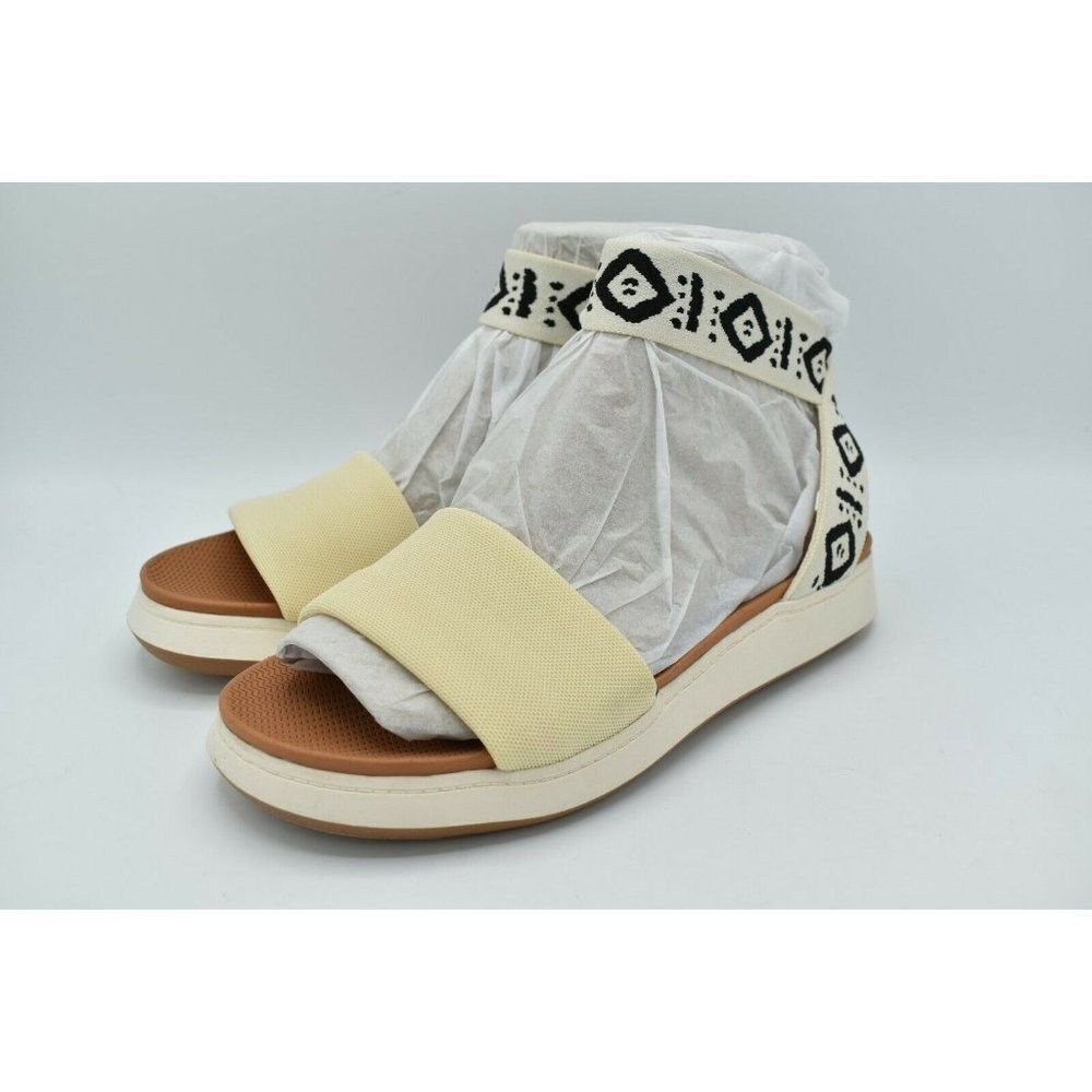 Zodiac Womens Size 7.5 M Cyprus Flatform Birch Multi Tan Brown Gladiator Sandals - Picture 3 of 11